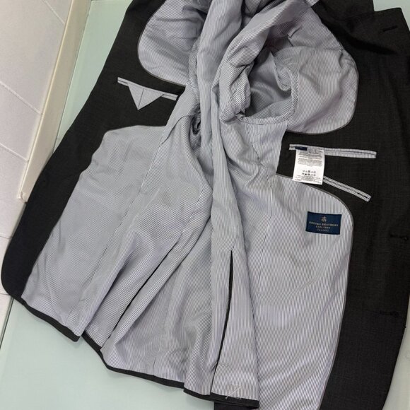 Brooks Brothers Explorer Classic Blazer Jacket 38R Brown Glen Plaid Sport Coat - Picture 3 of 14